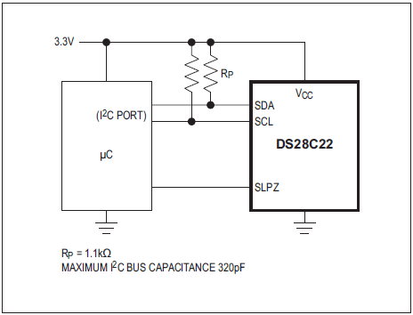 DS28C22典型电路框图