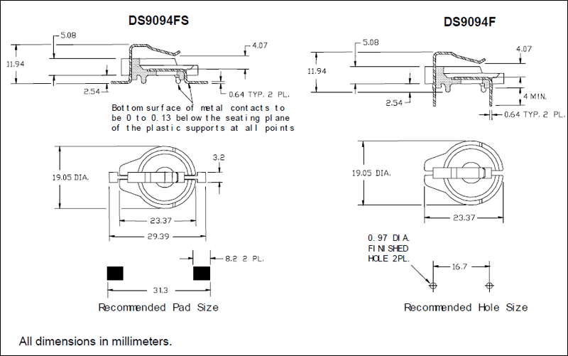 DS9094F|DS9094FS典型电路框图