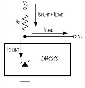 LM4040A|LM4040B|LM4040C|LM4040D͵·ͼ