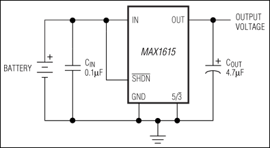 MAX1615典型电路框图