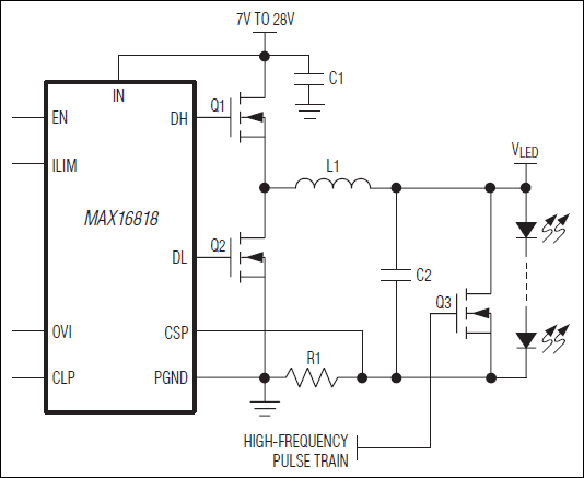 MAX16818͵·ͼ