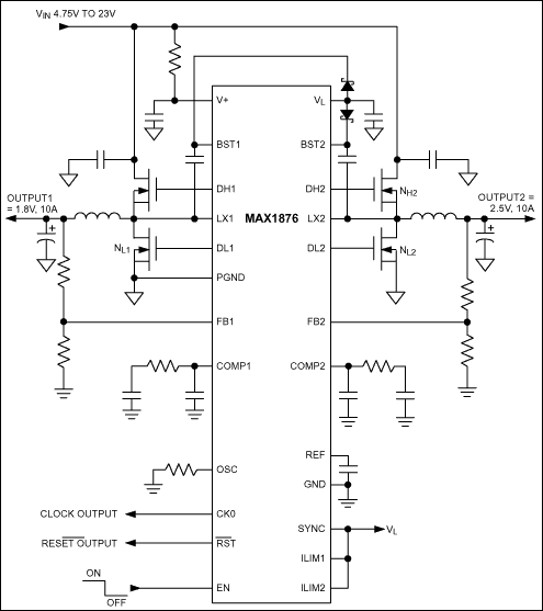 MAX1876͵·ͼ