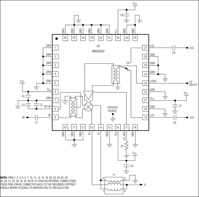 MAX2043͵·ͼ