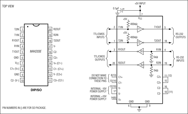 MAX205E͵·ͼ