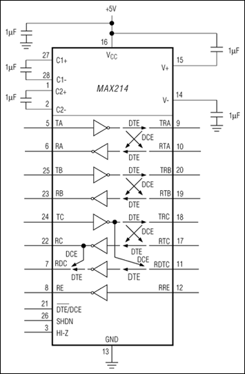 MAX214͵·ͼ