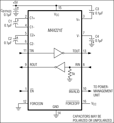 MAX221E͵·ͼ