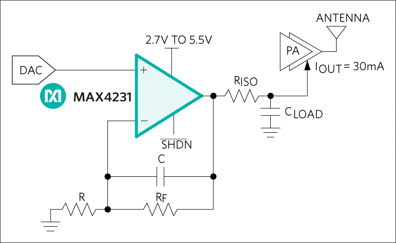 MAX4234典型电路框图