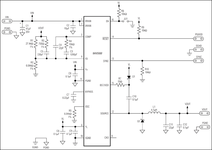 MAX5088͵·ͼ