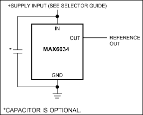 MAX6034典型电路框图