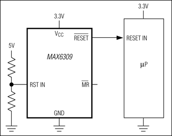 MAX6306典型电路框图