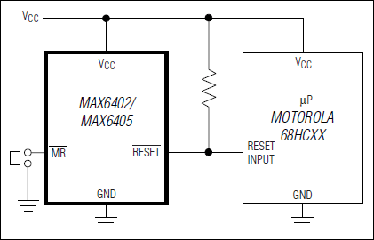 MAX6405典型电路框图
