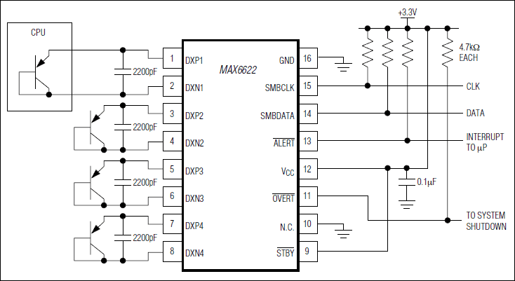 MAX6622͵·ͼ