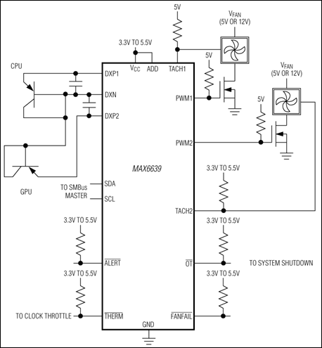 MAX6639|MAX6639F͵·ͼ