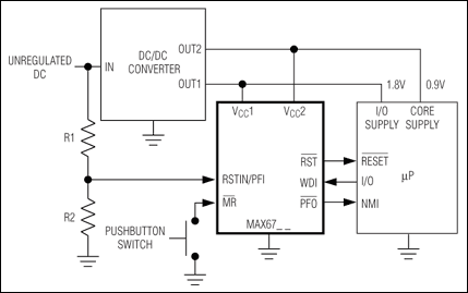 MAX6723典型电路框图