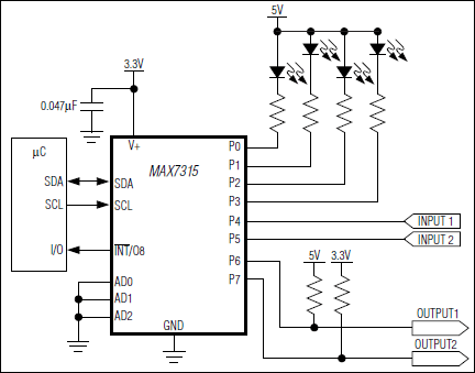 MAX7315͵·ͼ