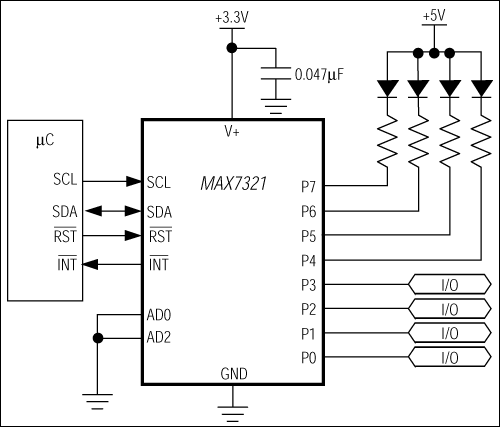 MAX7321͵·ͼ