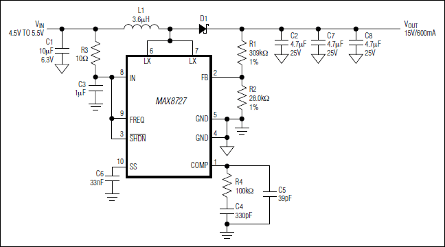 MAX8727͵·ͼ