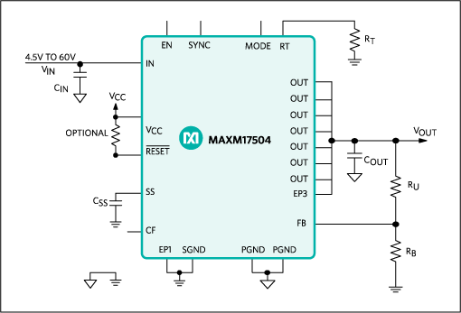 MAXM17504͵·ͼ