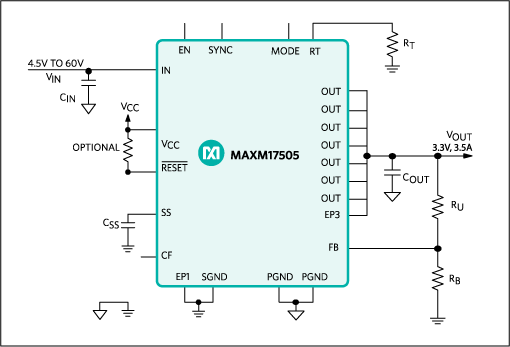 MAXM17505͵·ͼ